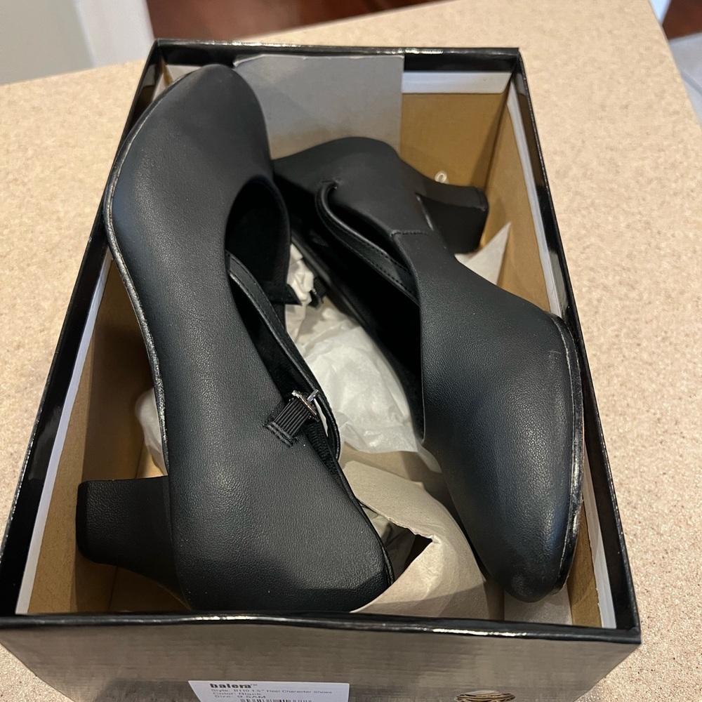 Balera 1.5″ Heel Character Shoe B110 Black Size 9.5 AM